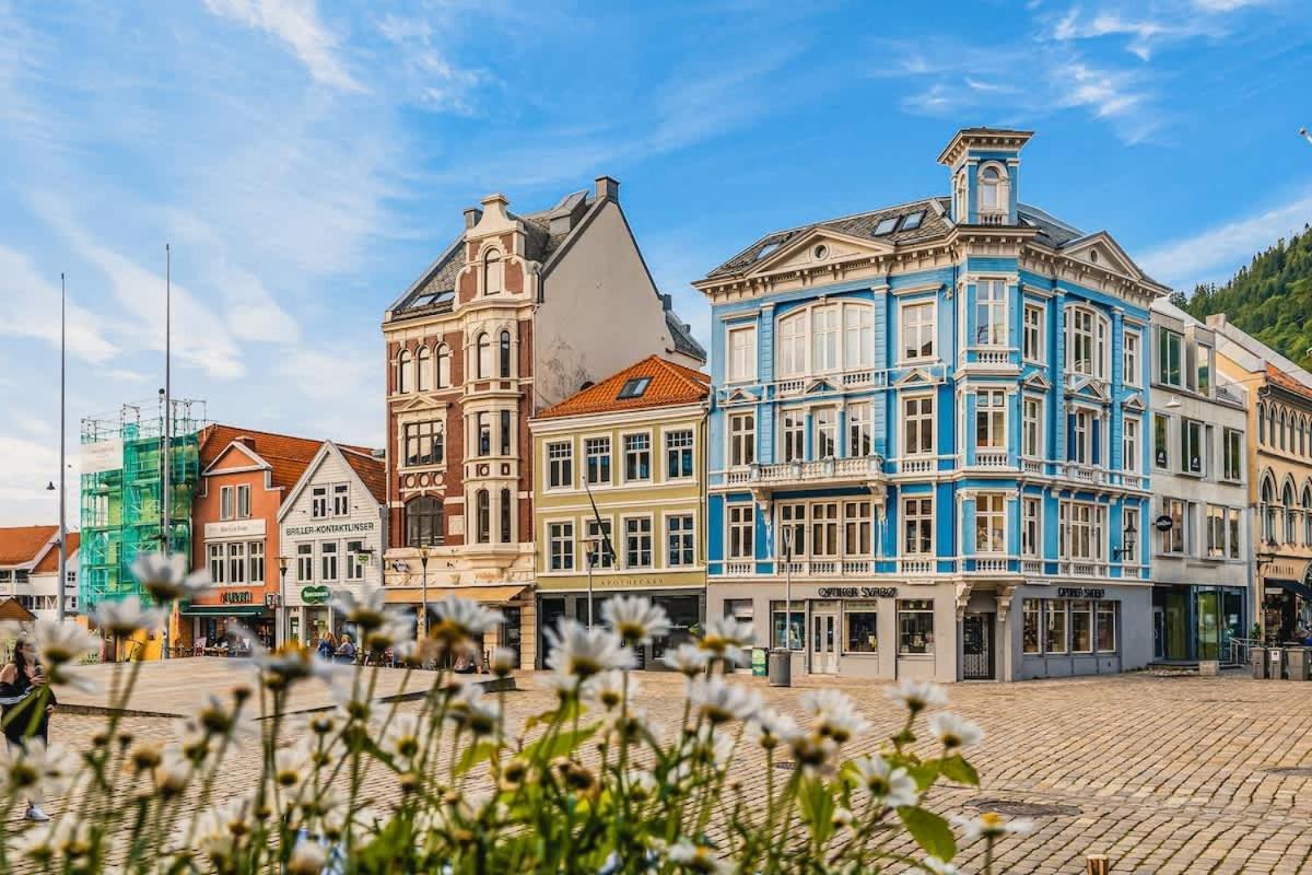 Dinbnb Apartments I 350M To Bryggen I Renovated 2023 I Quiet Top Apart Bergen Buitenkant foto
